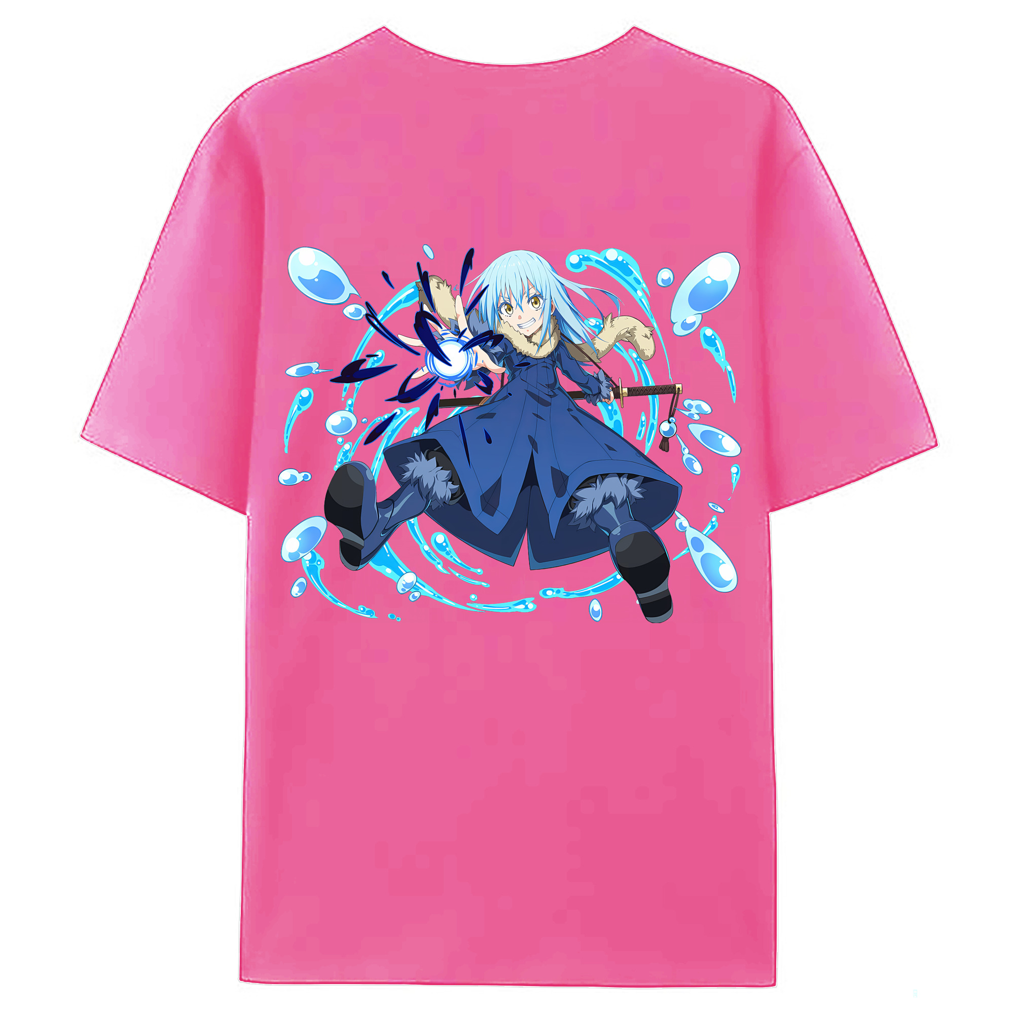 （画像用） 転スラ Regarding Reincarnated to Slime レディース半袖Tシャツ(バックプリント)